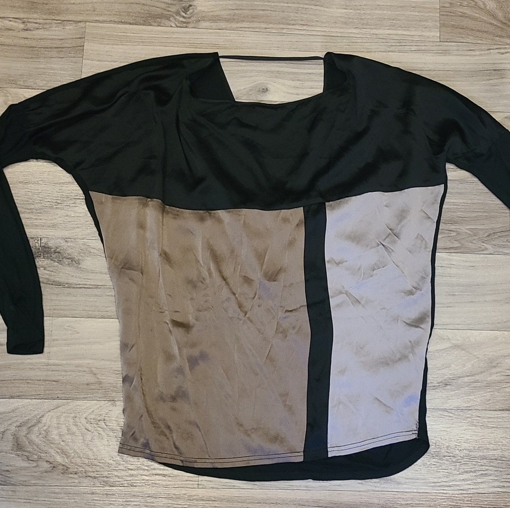 Black and Tan Women's Top